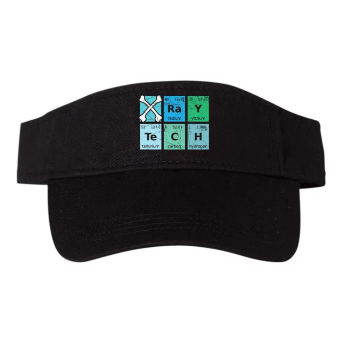 XRay Tech Radiologist Rad Tech Radiology Periodic Table Valucap Bio-Washed Visor