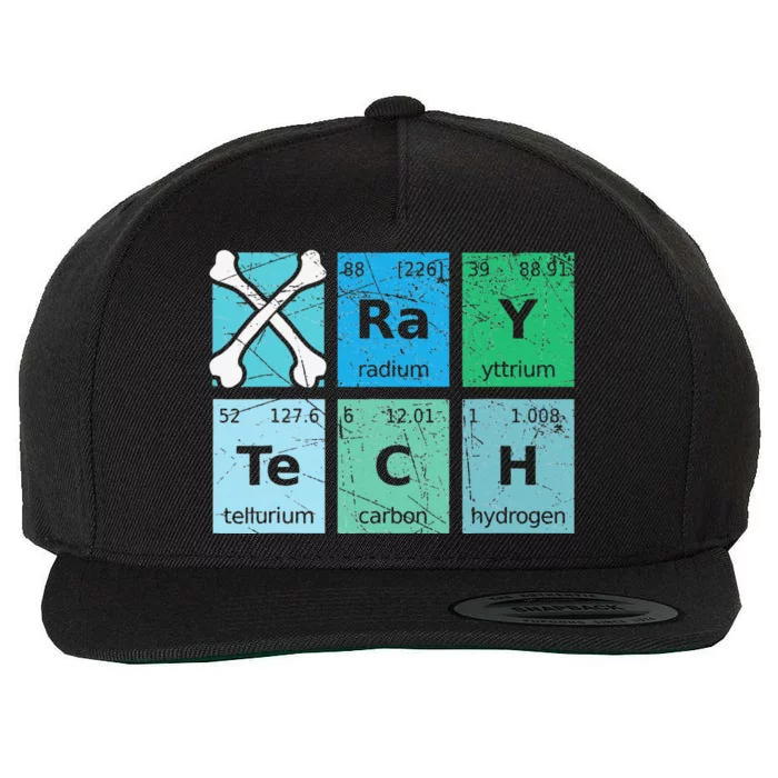 XRay Tech Radiologist Rad Tech Radiology Periodic Table Wool Snapback Cap