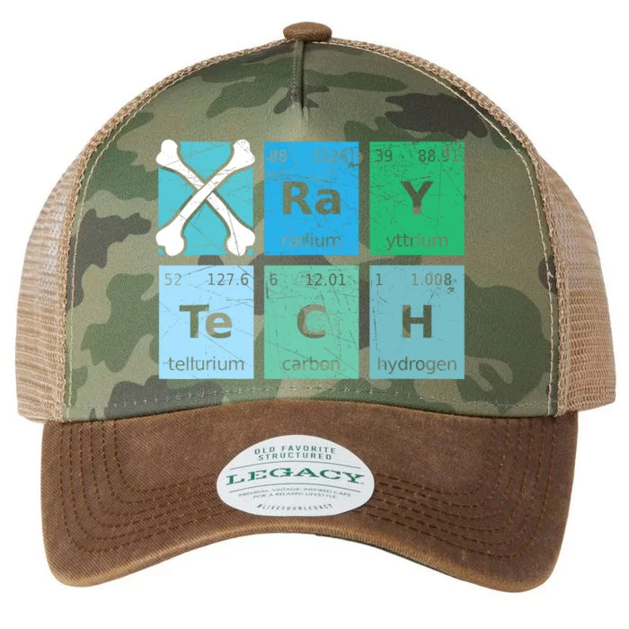 Xray Tech Radiologist Rad Tech Radiology Periodic Table Legacy Tie Dye Trucker Hat