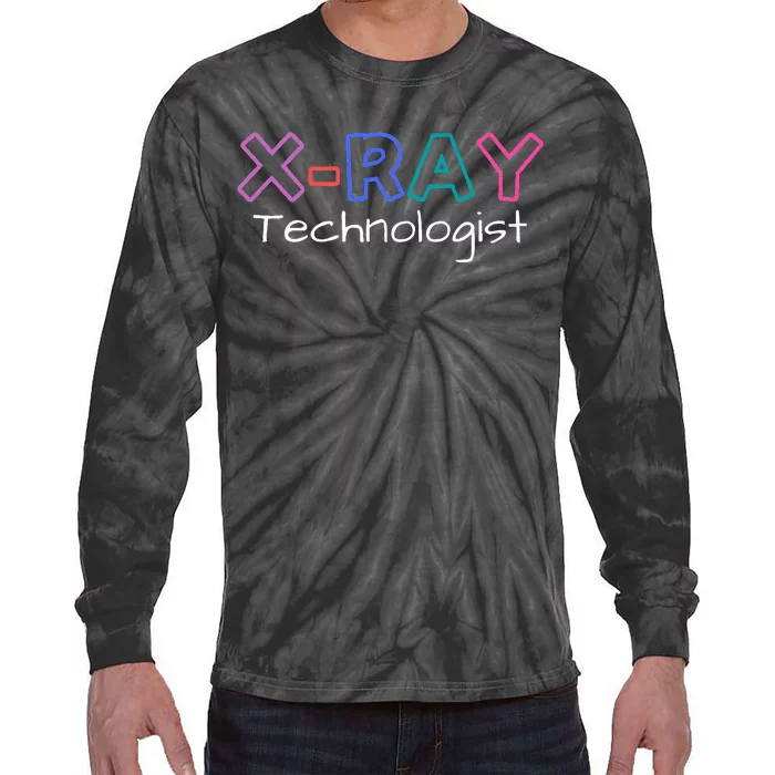 Xray Technologist Rad Tech Mri Technologist Tie-Dye Long Sleeve Shirt