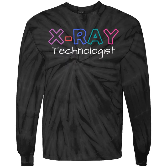 Xray Technologist Rad Tech Mri Technologist Tie-Dye Long Sleeve Shirt