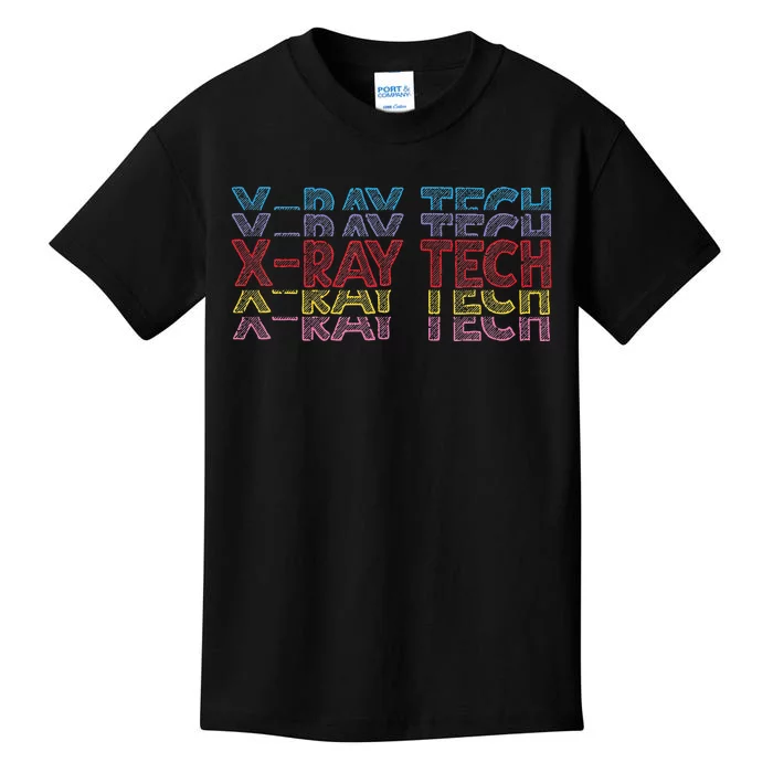 Xray Tech Rad Technician Radiologist Technologist Radiology Kids T-Shirt