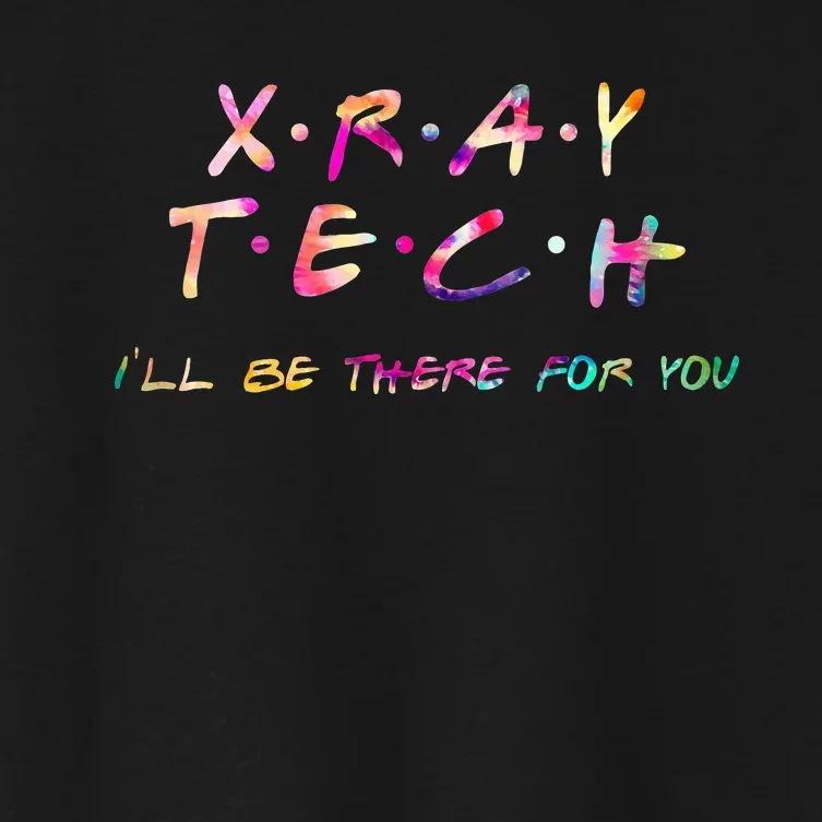 Xray Tech Radiology Funny Radiologic Technologist Tie Dye Women's Crop Top Tee