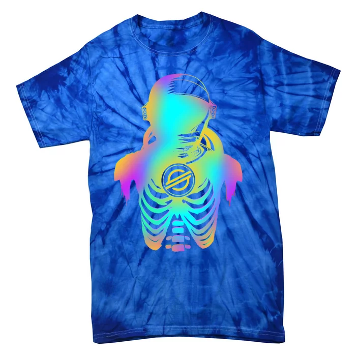 Xlm Token Stellar Crypto Gift Tie-Dye T-Shirt