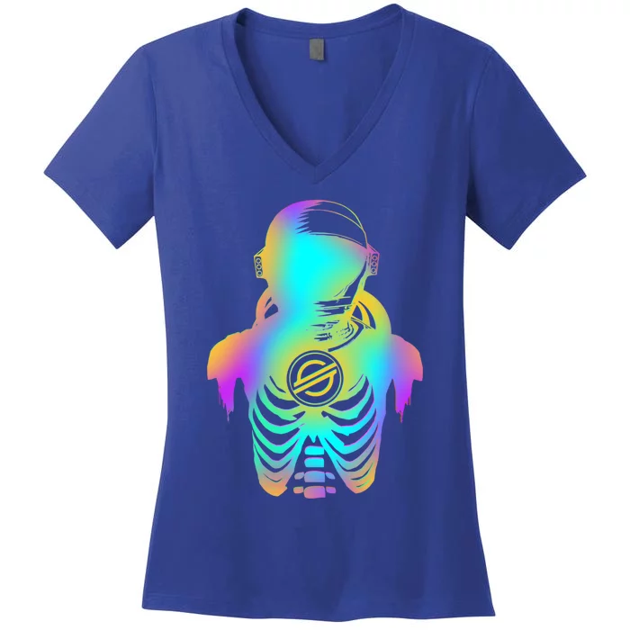 Xlm Token Stellar Crypto Gift Women's V-Neck T-Shirt