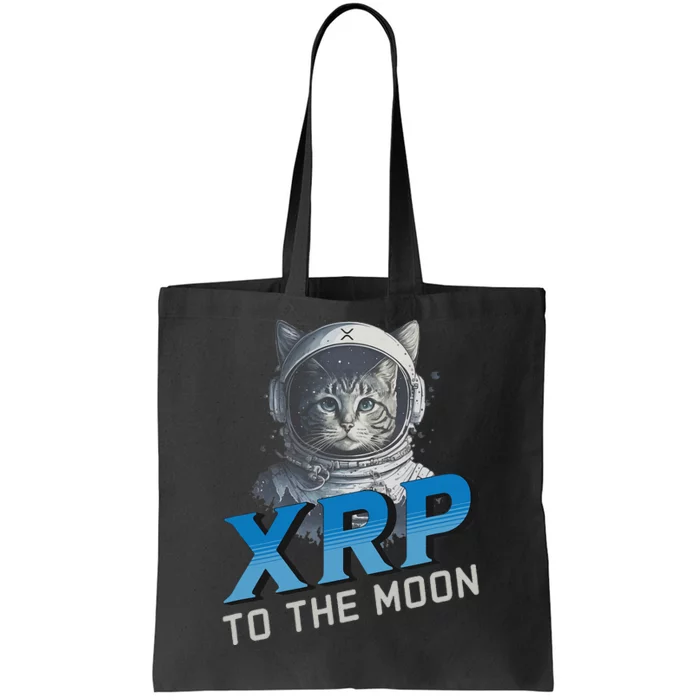 Xrp To The Moon Crypto Merchandise Tote Bag