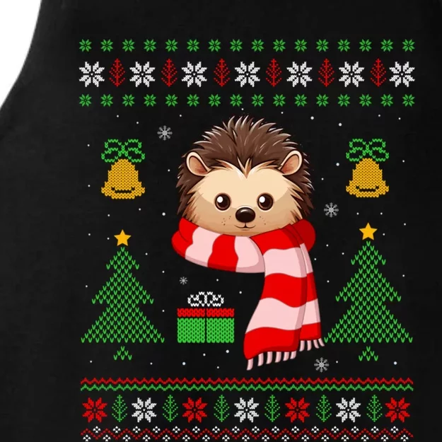 Xmas Ugly Style Hedgehog Christmas Meaningful Gift Ladies Tri-Blend Wicking Tank