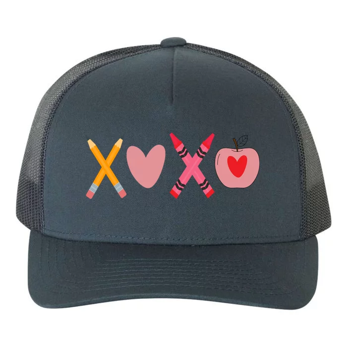 Xoxo Valentines Day School Holiday Yupoong Adult 5-Panel Trucker Hat