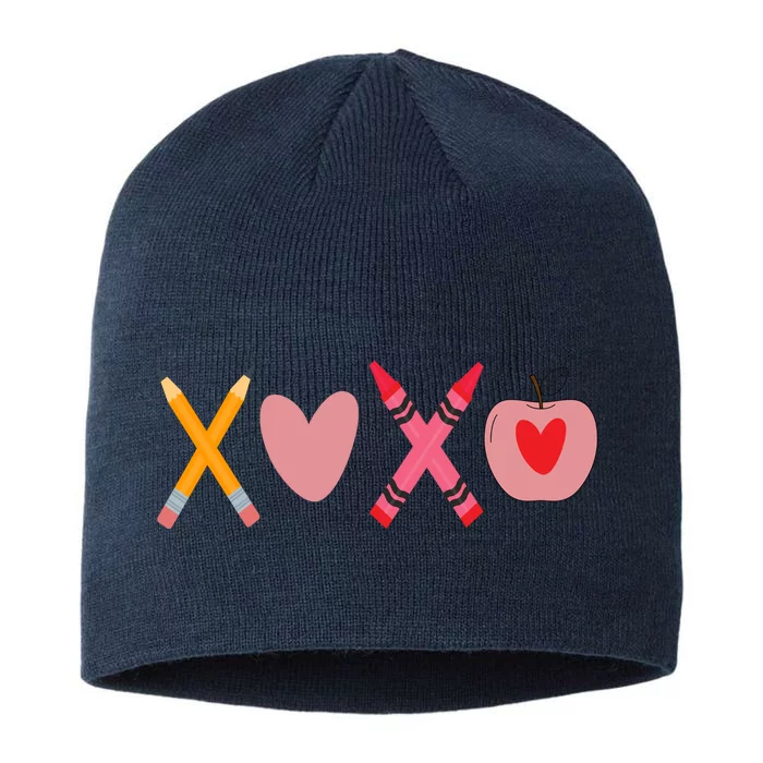 Xoxo Valentines Day School Holiday 8 1/2in Sustainable Knit Beanie