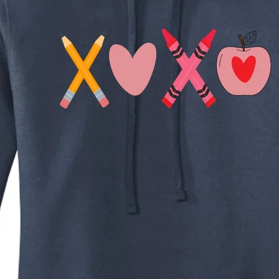 Xoxo Valentines Day School Holiday Women's Pullover Hoodie