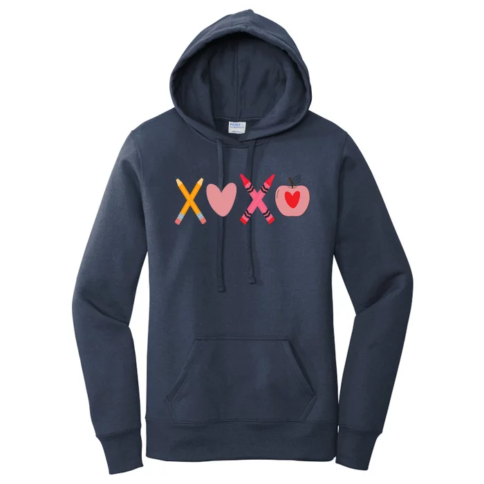 Xoxo Valentines Day School Holiday Women's Pullover Hoodie