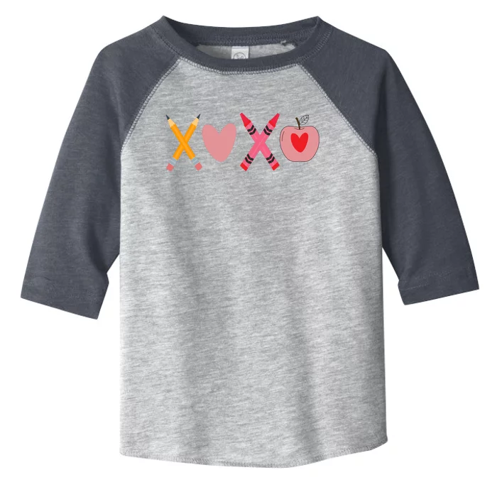 Xoxo Valentines Day School Holiday Toddler Fine Jersey T-Shirt