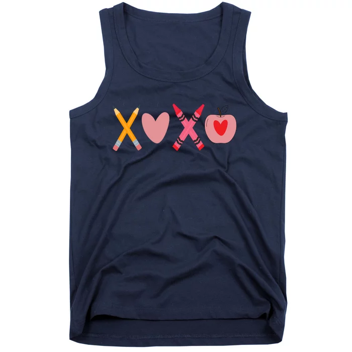 Xoxo Valentines Day School Holiday Tank Top