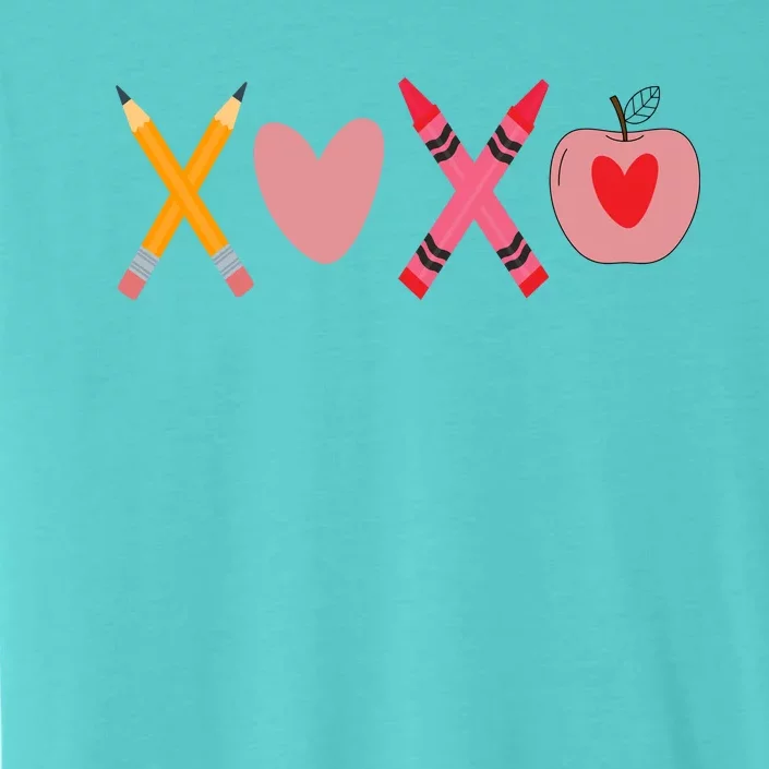 Xoxo Valentines Day School Holiday ChromaSoft Performance T-Shirt