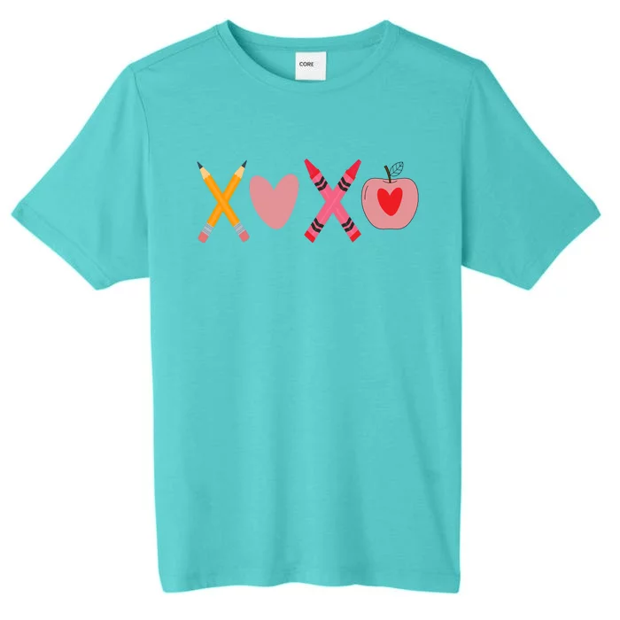 Xoxo Valentines Day School Holiday ChromaSoft Performance T-Shirt