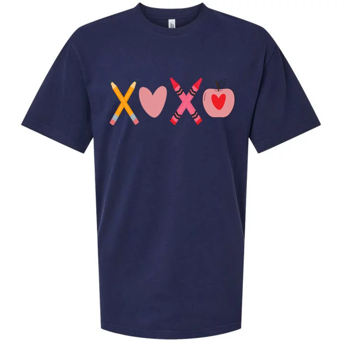 Xoxo Valentines Day School Holiday Sueded Cloud Jersey T-Shirt