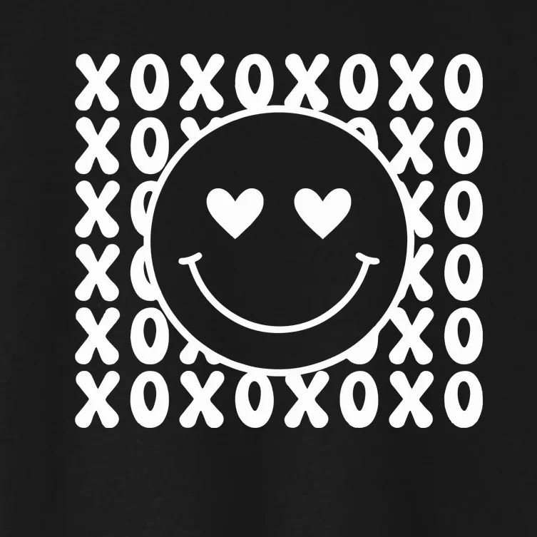 Xoxo Valentines Day Women's Crop Top Tee