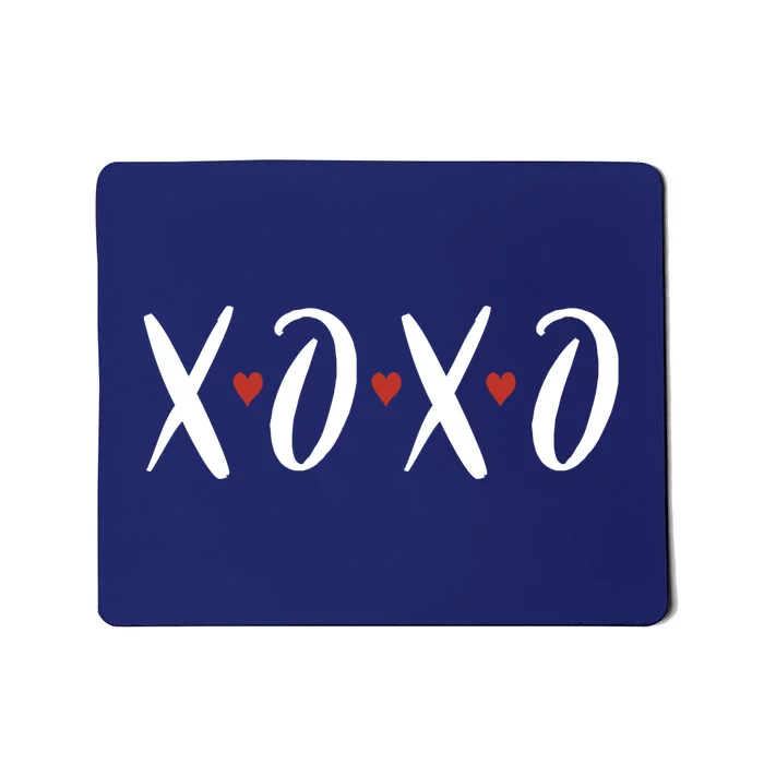 XOXO Valentines Day Heart Mousepad