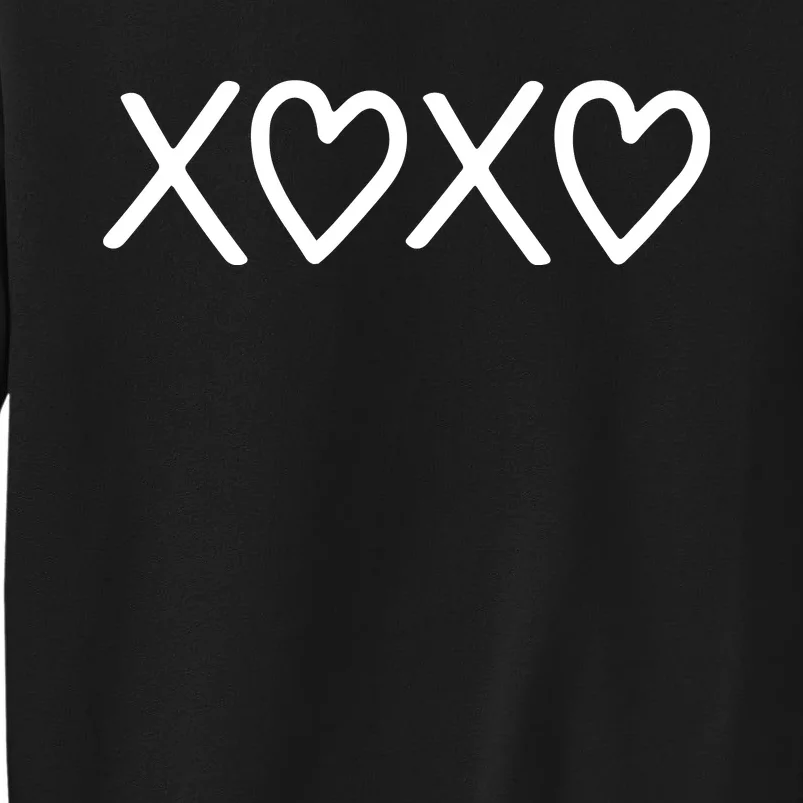 Xoxo Valentines Day Tall Sweatshirt