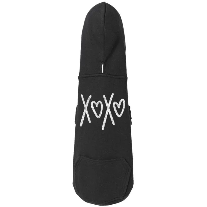 Xoxo, Valentine's Day, , Women's, Heart Day, Love Doggie 3-End Fleece Hoodie