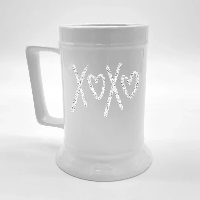 Xoxo, Valentine's Day, , Women's, Heart Day, Love Front & Back Beer Stein