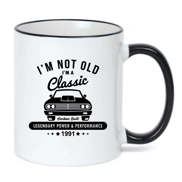 Year 1991 Car 31 Years Old Black Color Changing Mug