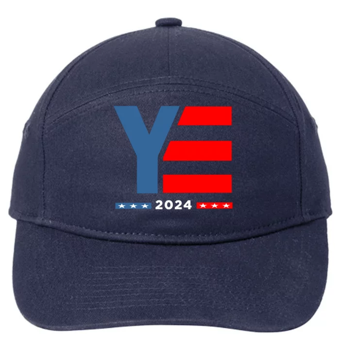 Ye 2024 For President 7-Panel Snapback Hat