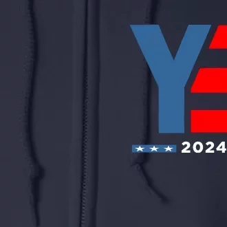 Ye 2024 For President Full Zip Hoodie