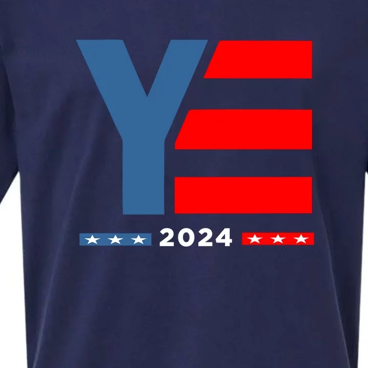 Ye 2024 For President Sueded Cloud Jersey T-Shirt