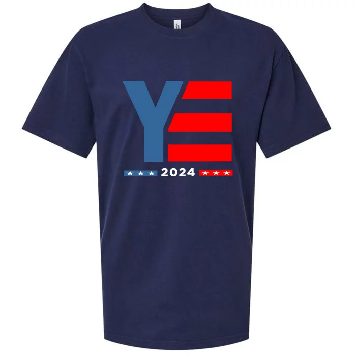 Ye 2024 For President Sueded Cloud Jersey T-Shirt