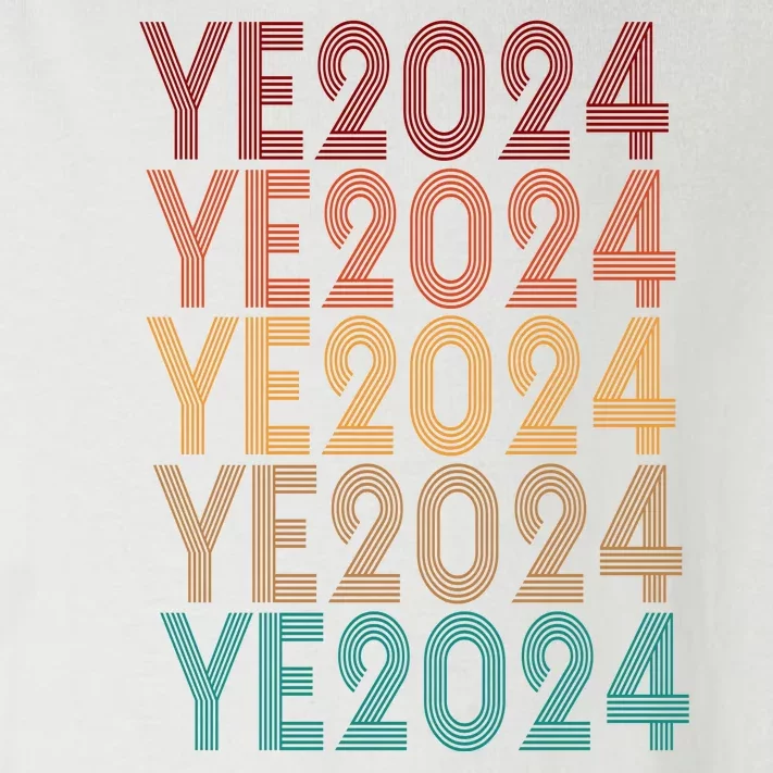 Ye 2024 Kanye For President Retro Toddler Long Sleeve Shirt