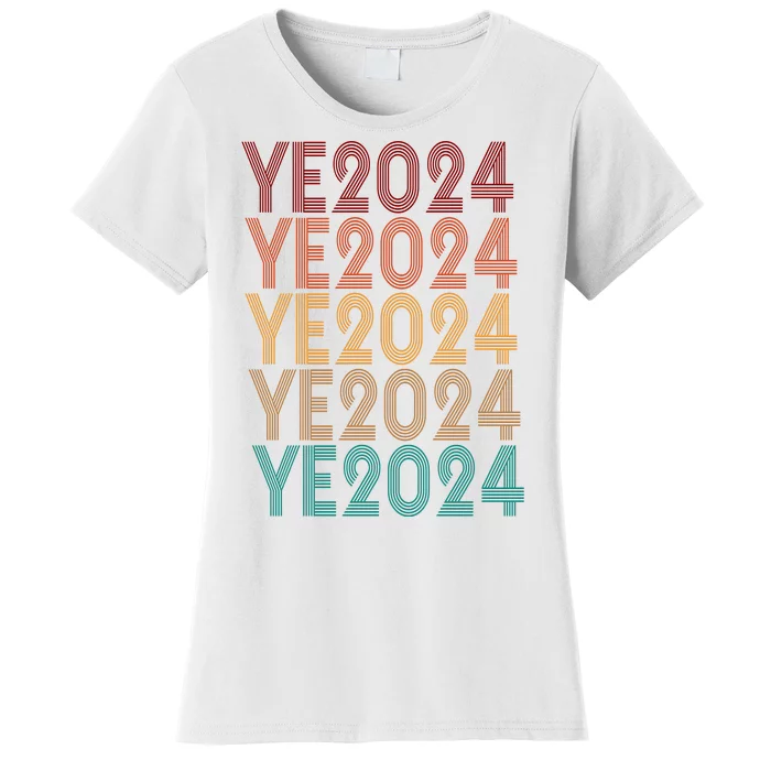 Ye 2024 Kanye For President Retro Women's T-Shirt