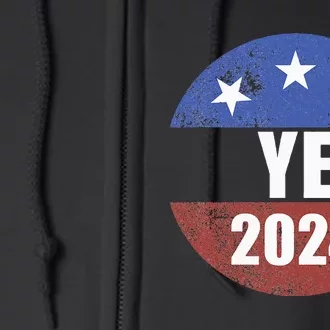 Ye 2024 Ye For President 2024 Ye 2024 Full Zip Hoodie