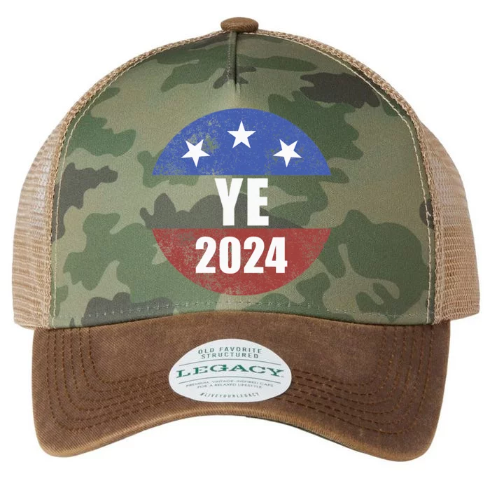 Ye 2024 Ye For President 2024 Ye 2024 Legacy Tie Dye Trucker Hat