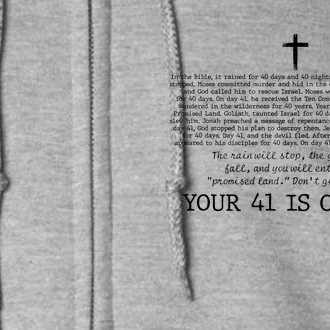 Your 41 Is Coming  Christian Full Zip Hoodie