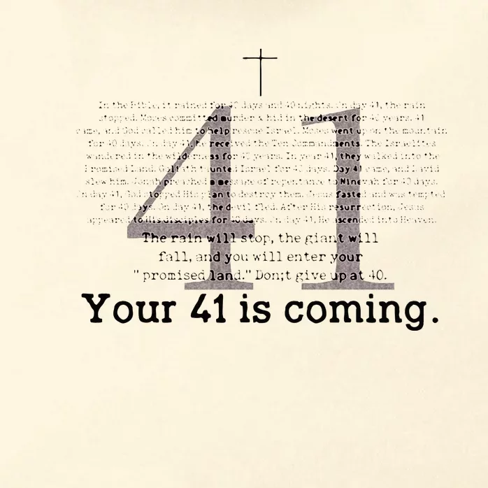 Your 41 Is Coming Zip Tote Bag