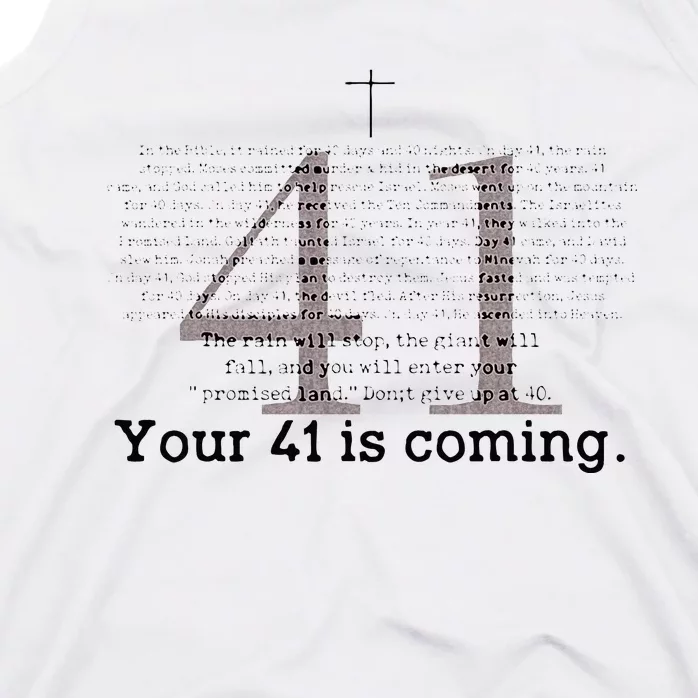 Your 41 Is Coming Tank Top