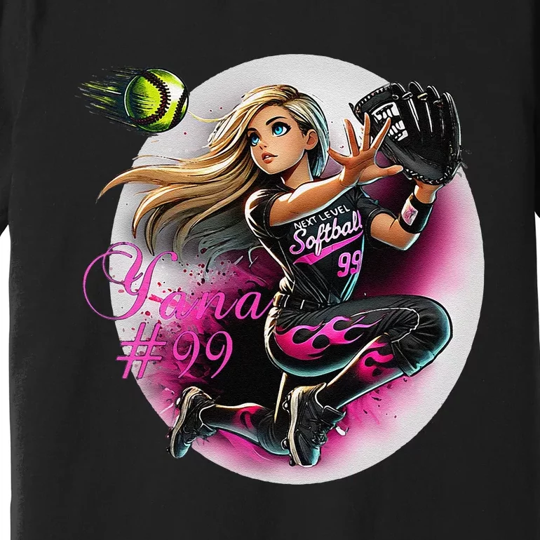 Yana 99 Softball Support Premium T-Shirt