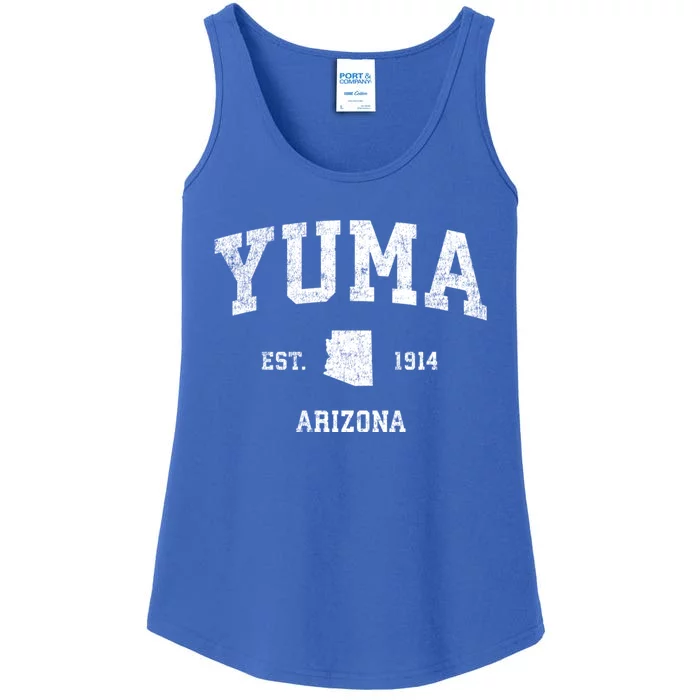 Yuma Arizona Az Vintage Sports Ladies Essential Tank