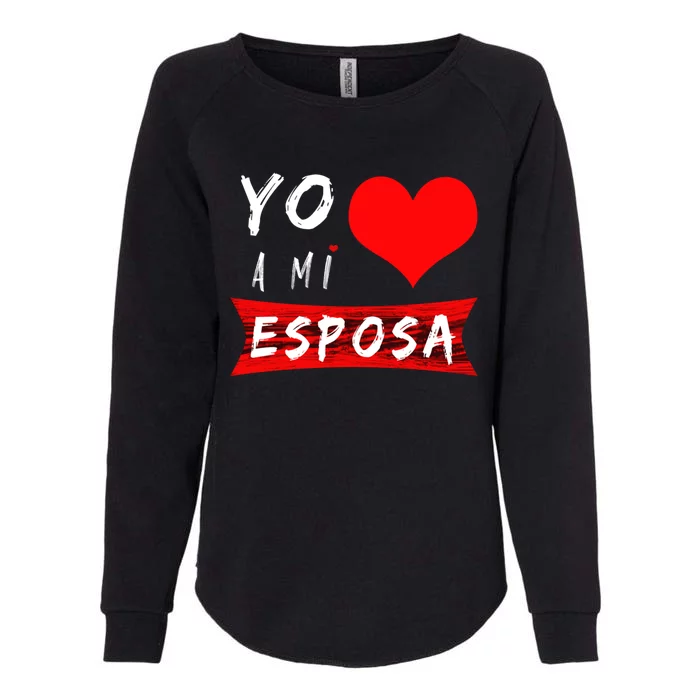 Yo Amo A Mi Toxico San Valentin Gift Womens California Wash Sweatshirt