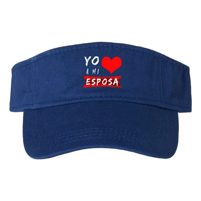 Yo Amo A Mi Toxico San Valentin Gift Valucap Bio-Washed Visor