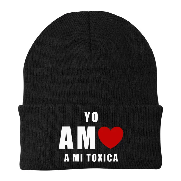 Yo Amo A Mi Toxica San Valentin Knit Cap Winter Beanie