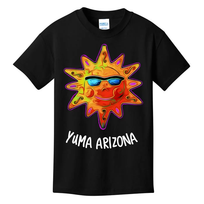 YUMA ARIZONA Blazing Sun Kids T-Shirt