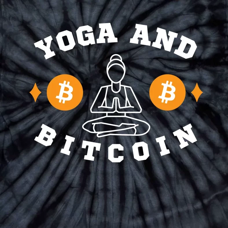 Yoga And Bitcoin, Workout, Gym, Crypto, Fitness, Cryptocurrency HODL BTC Tie-Dye T-Shirt