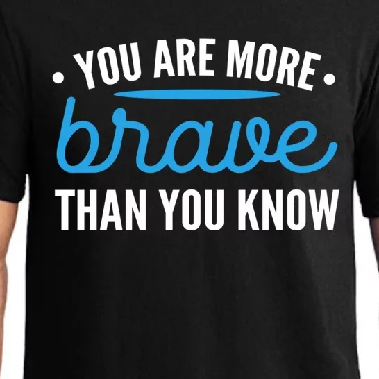 You Are Brave Survivor And Fighter Gift Pajama Set