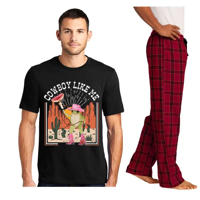 Youre A Cowboy Like Me Frog Cowboy Hat Cowgirl Pajama Set