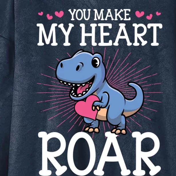 You Are Dinofunny Giftmite Cute Valentines Day Dinosaur Tfunny Giftrex Love Funn Hooded Wearable Blanket