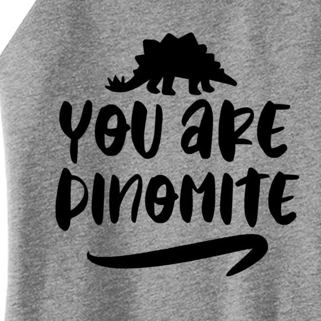 You Are Dinofunny Giftmite Dinosaur Back To School Great Gift Women’s Perfect Tri Rocker Tank