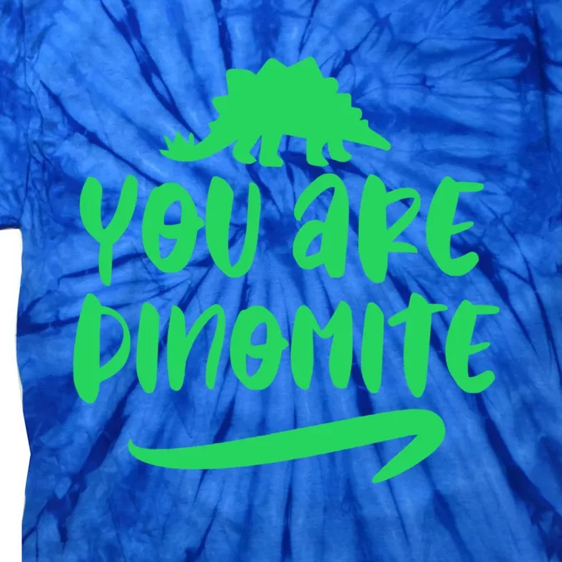 You Are Dinogiftmite Dinosaur Back To School Gift Tie-Dye T-Shirt