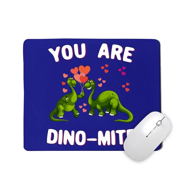 You Are Dinogiftmite Dinosaurs Valentines Day Heart Dinogiftmite Gift Mousepad